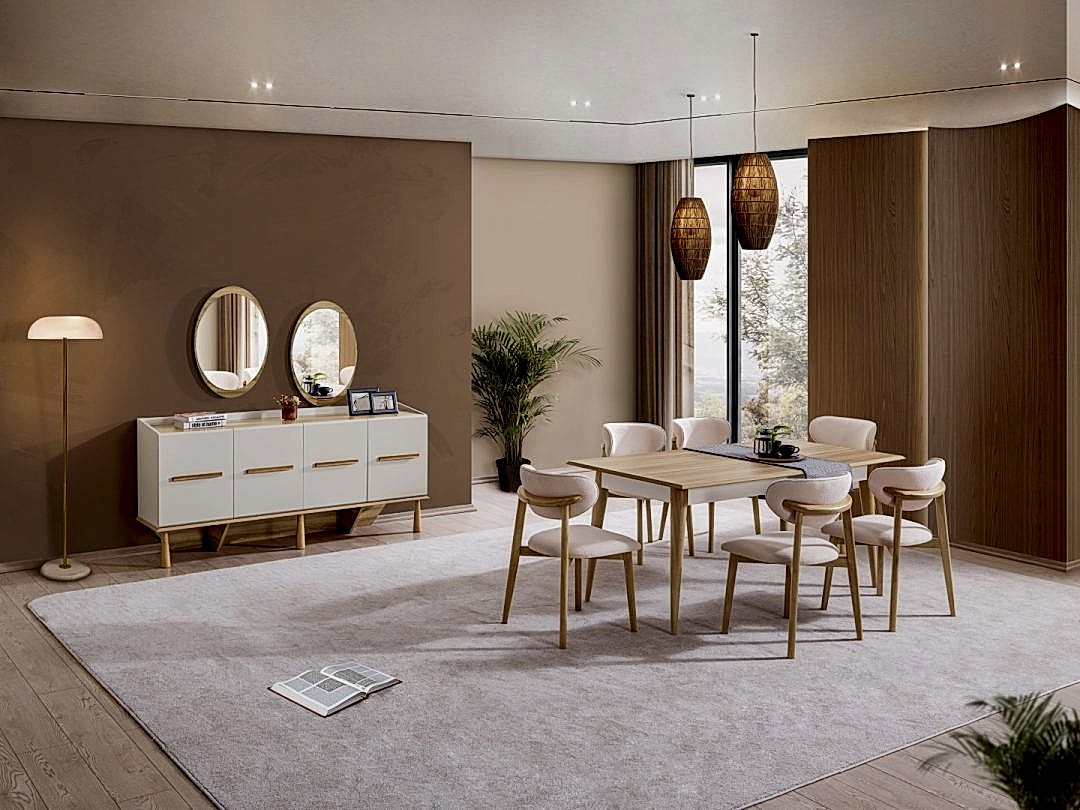 Moon Yemek Odası Takımı