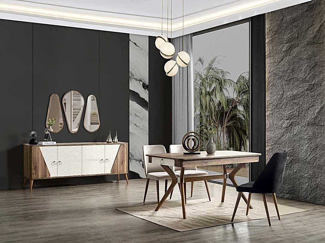 Tesla Yemek Odası Takımı